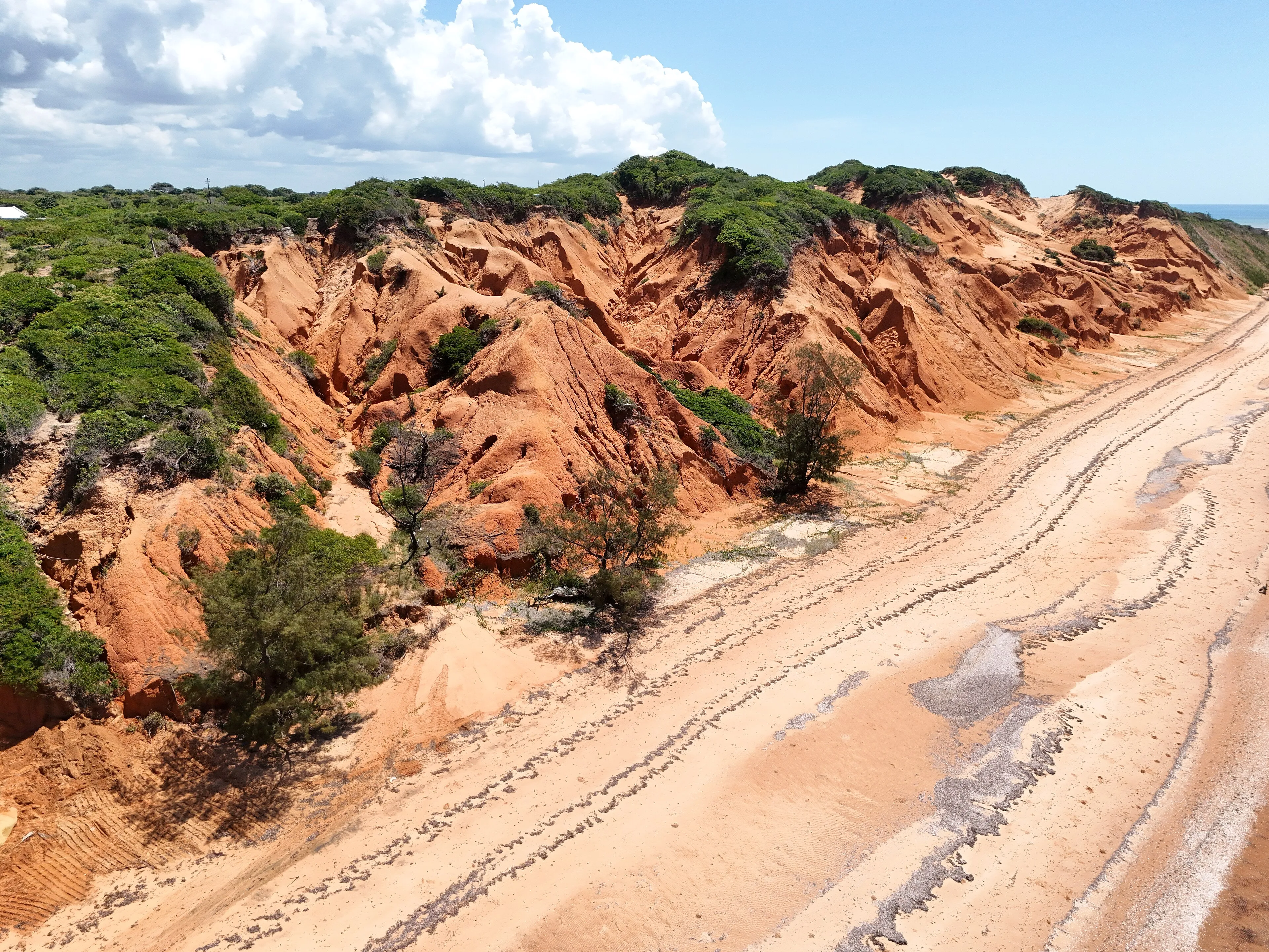 The famous red dunes of Vilanculos